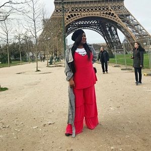 Ruffled bottom jumpsuit